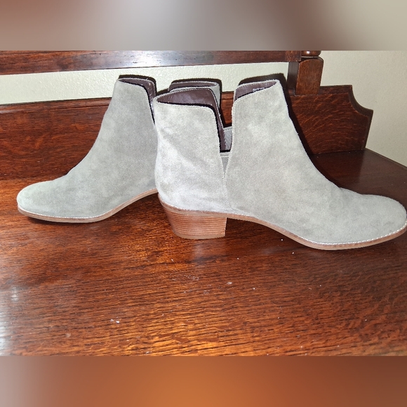 Cole Haan Shoes - Cole Haan Suede Ankle Boots in Taupe